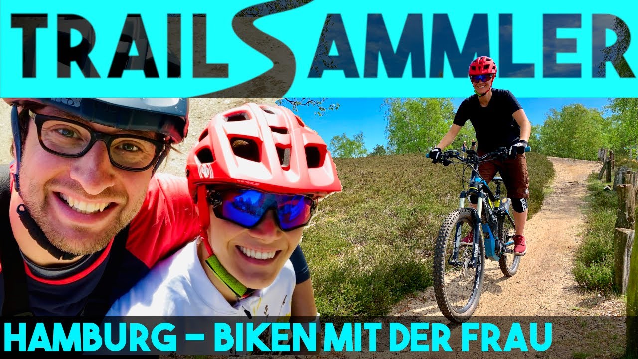 Hamburg - Mountainbiken mit der Frau | Schwarze Berge und Fischbeker Heide | tolle MTB Tour