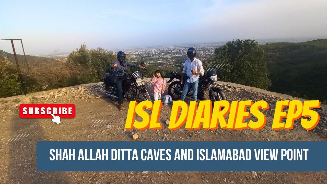 2400 year old shah allah ditta caves | offroading on YBR| isl series ep 5