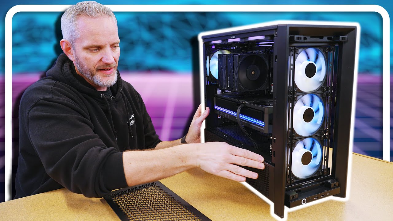 Computer Cases are getting WAY more advanced! Corsair Frame 4000D