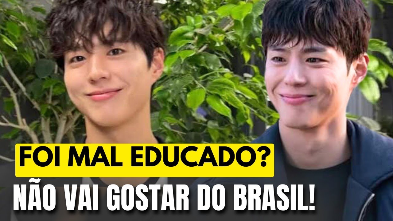 PARK BO GUM IGNORA TRADUTORA, POLÊMICA NO BRASIL!