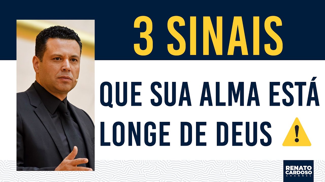 3 SINAIS QUE SUA ALMA ESTÁ LONGE DE DEUS ⚠️