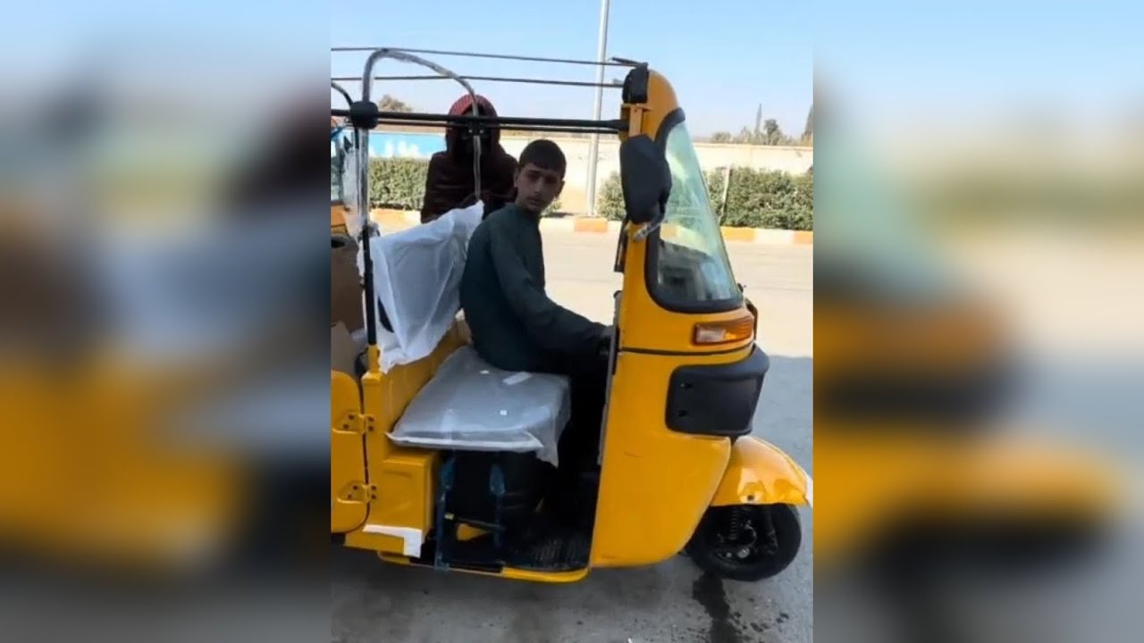 在阿富汗组装印度“突突车”，拆箱到上路全记录！猜猜卖多少钱？
