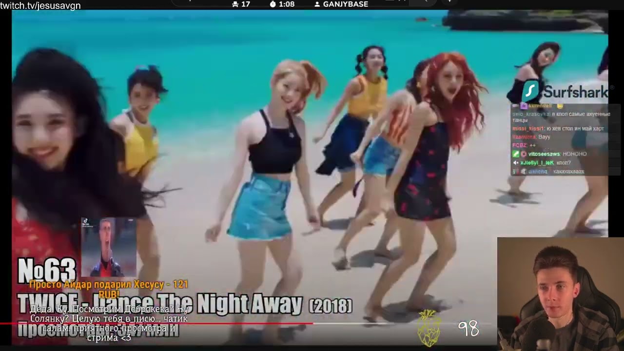 ХЕСУС СМОТРИТ ТОП 100 ПЕСЕН K-POP по ПРОСМОТРАМ | BTS, BLACKPINK, PSY, TWICE, EXO, Stray Kids, NCT U