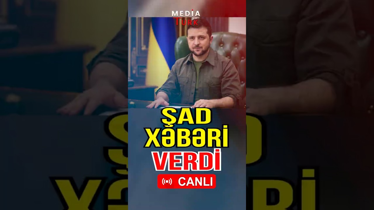 Zelenski ŞAD XƏBƏRİ VERDİ - Ordusu daha g&uuml;cl&uuml; olacaq - Media Turk TV #mediaturk #trend #shortvideo