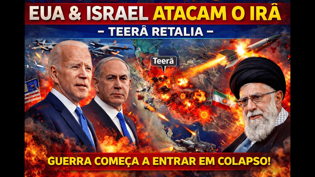 EUA e Israel atacam o Ir&atilde; &ndash; Teer&atilde; retalia e guerra come&ccedil;a a entrar em colapso