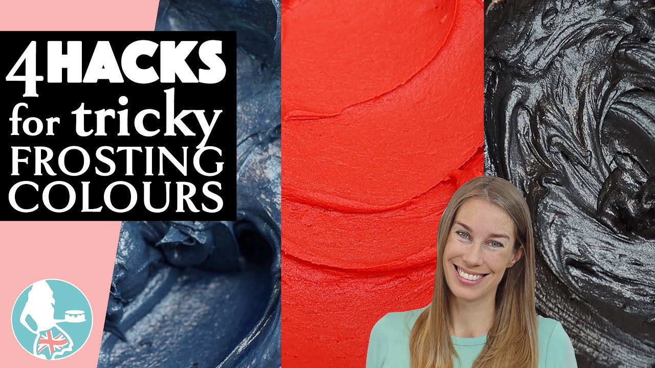 4 Hacks for BLACK FROSTING and Other Tricky Frosting Colours