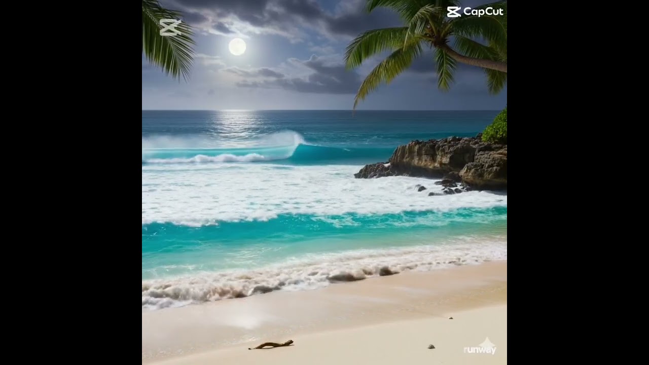 【睡眠用BGM】波の音 2時間 - 最高の安眠とリラックス、癒やしの波打ち際（ASMR）Ocean Waves for Sleeping