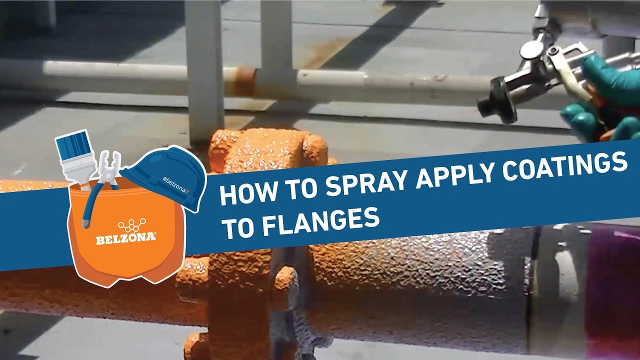 How to Spray Apply Protective Coatings to Flanges