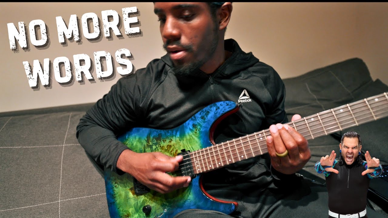 Endeverafter - No More Words Guitar Cover (WWE Jeff Hardy Theme)
