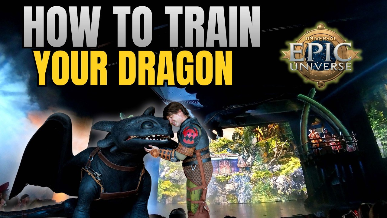 🏰How to train your dragon full show, island of berk  Epic Universe: