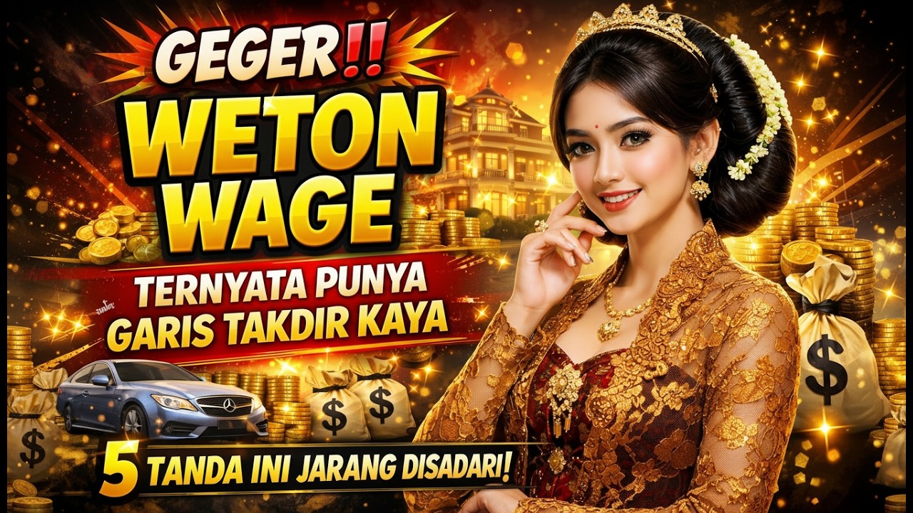 GEGER‼️ WETON WAGE TERNYATA PUNYA GARIS TAKDIR KAYA — 5 TANDA INI JARANG DISADARI