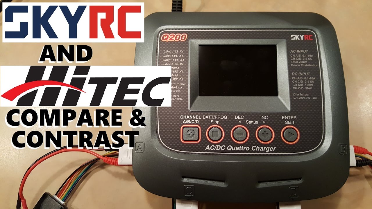 SkyRC Q200 & Hitec X4 - Compare & Constrast (from Banggood)