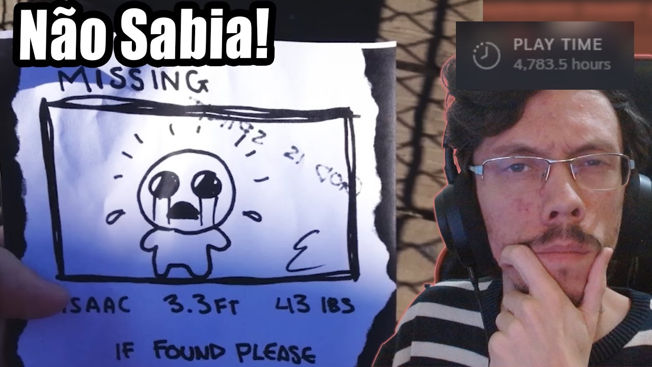 Eles encontraram Isaac... na vida real(Pro Player Isaac Reage) - Não Tinha IDEIA!!!