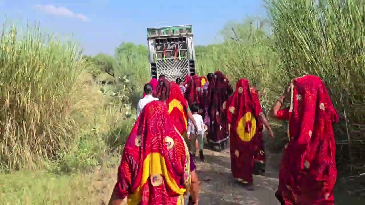 शिया माता जी के पैदल यात्रा 》 नवरात्रा में माता जी के DJ के साथ पैदल यात्रा 》 Sagar Marwadi Vlog