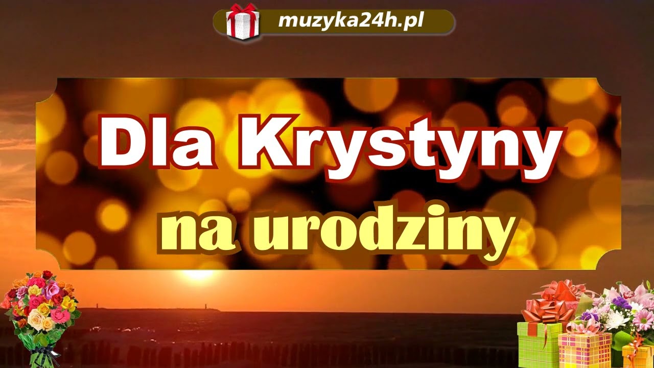 To wielkie święto. Krystyna obchodzi urodziny. Dla ciebie Krysiu życzenia i piosenka urodzinowa
