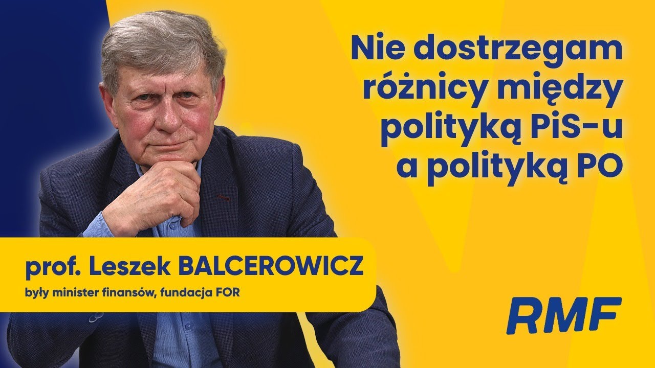 Balcerowicz: Należy ograniczyć wydatki na świadczenia socjalne