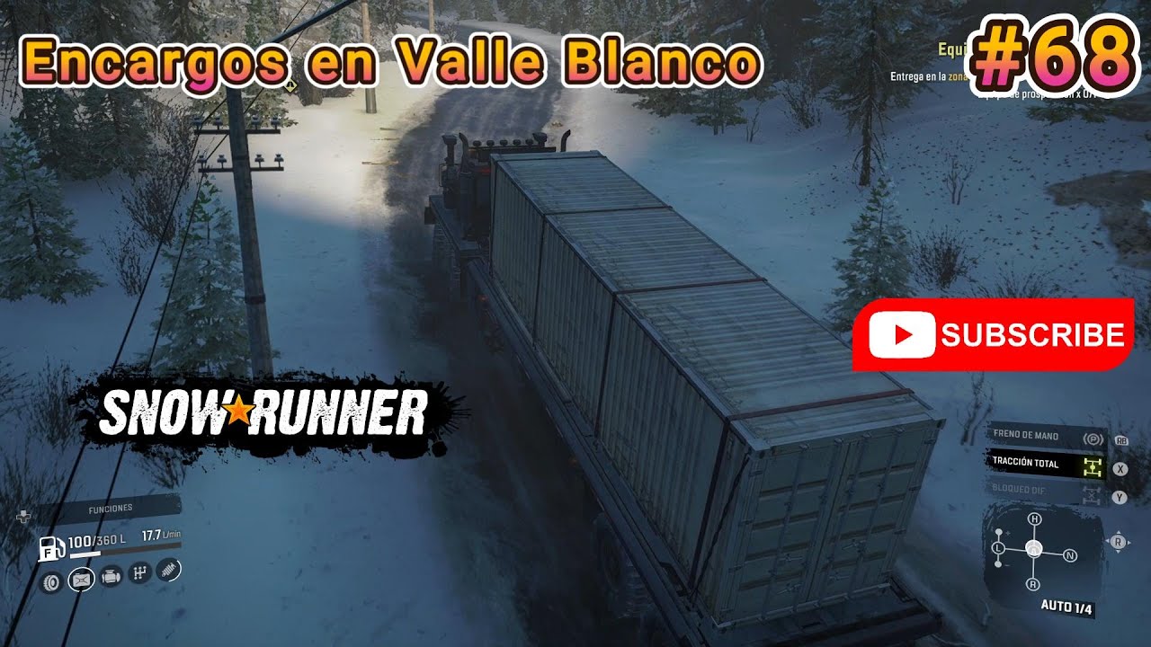 Snowrunner Temporada II - Capitulo #68 encargos en valle blanco y descubriendo mejoras #snowrunner