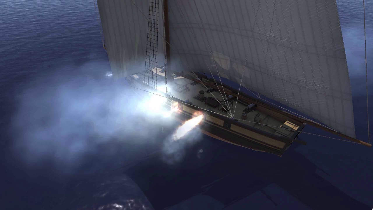 Naval Cutter – Carronade Smoke FX