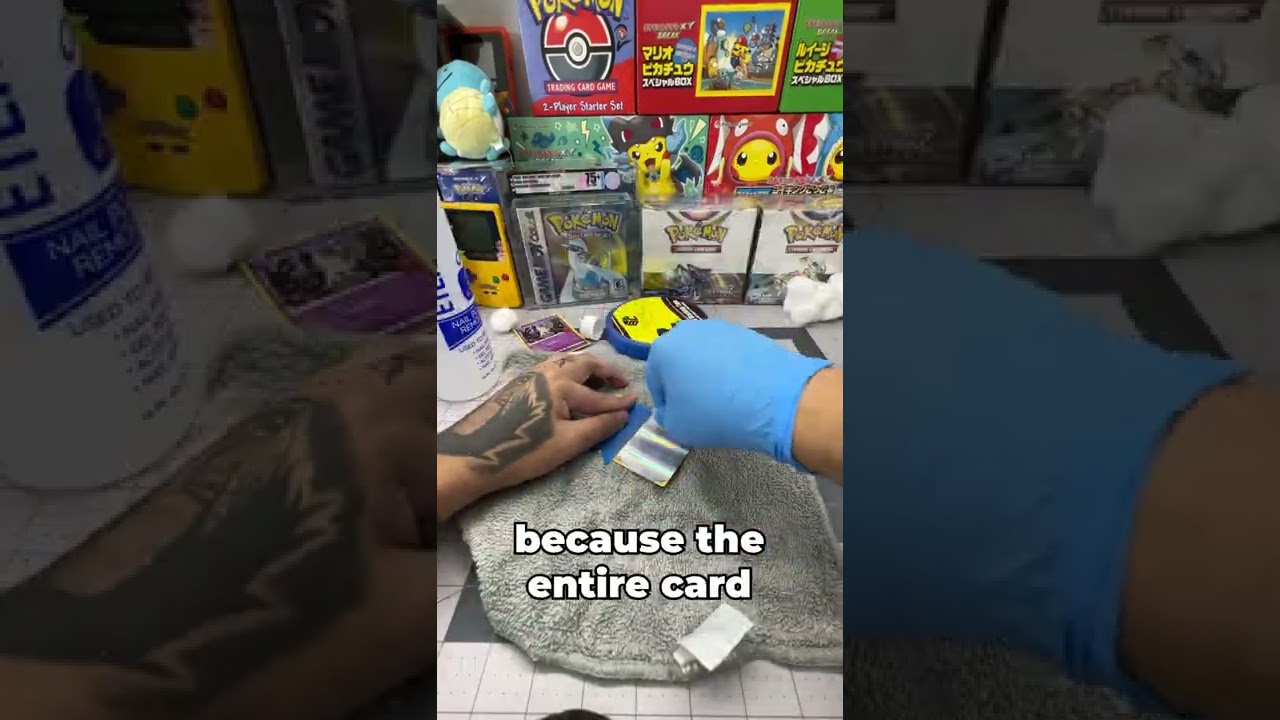 Pokemon Card VS Acetone (Pokemon Card EXPERIMENT!)