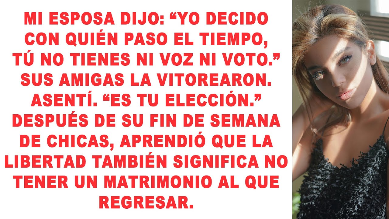 Mi esposa me dijo que yo no tenía voz ni voto en sus decisiones, pero mi reacción redefinió el