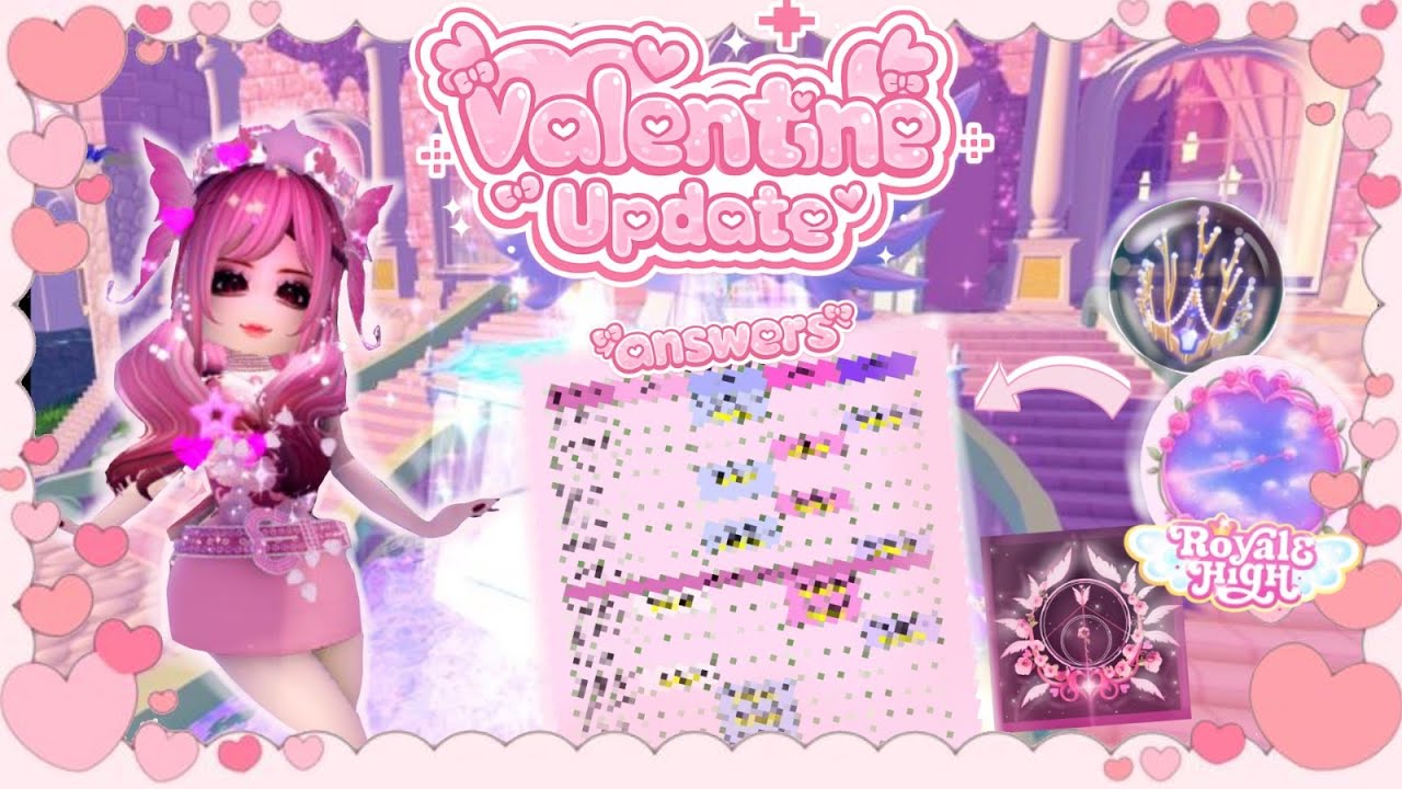 My first video! // NEW!🌟Valentines Uptade // Royale high💕// ALL ANSWERS TO HALO!
