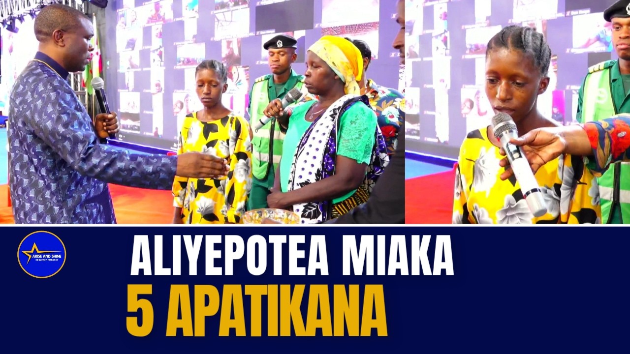 MTOTO ALIYEPOTEA APATIKANA BAADA YA UPAKO