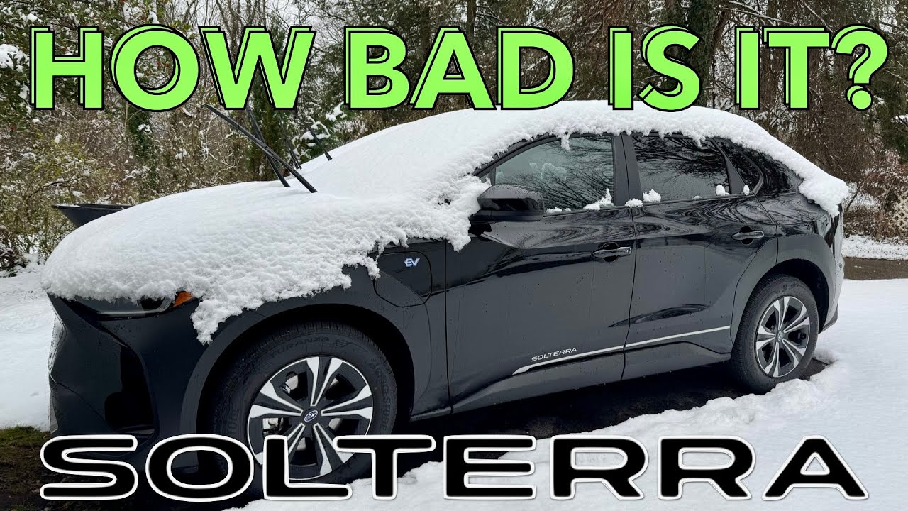 Subaru Solterra — зимняя зарядка и вождение