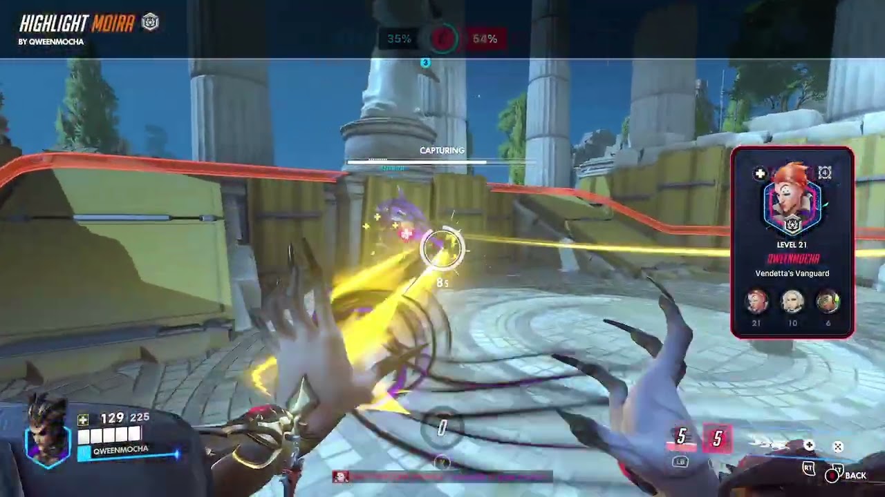 Moira doing Moira things ⚡Drain, fade, survive.    #Overwatch2 #Moira #GamingHighlights