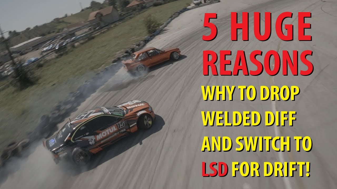 Why LSD diff is better than welded for drifting!