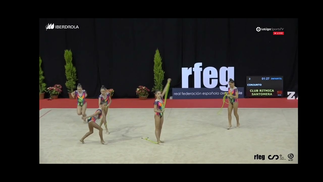 SPAIN GROUP FINAL CHAMPIONSHIP ZARAGOZA 2022 - 5 rope - Club Ritmica Santomera Conjutos finales