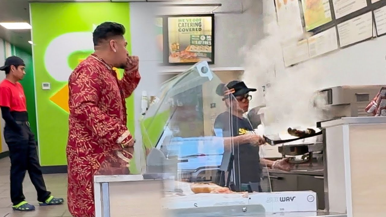 Baljeet Burns food At Subway!!!