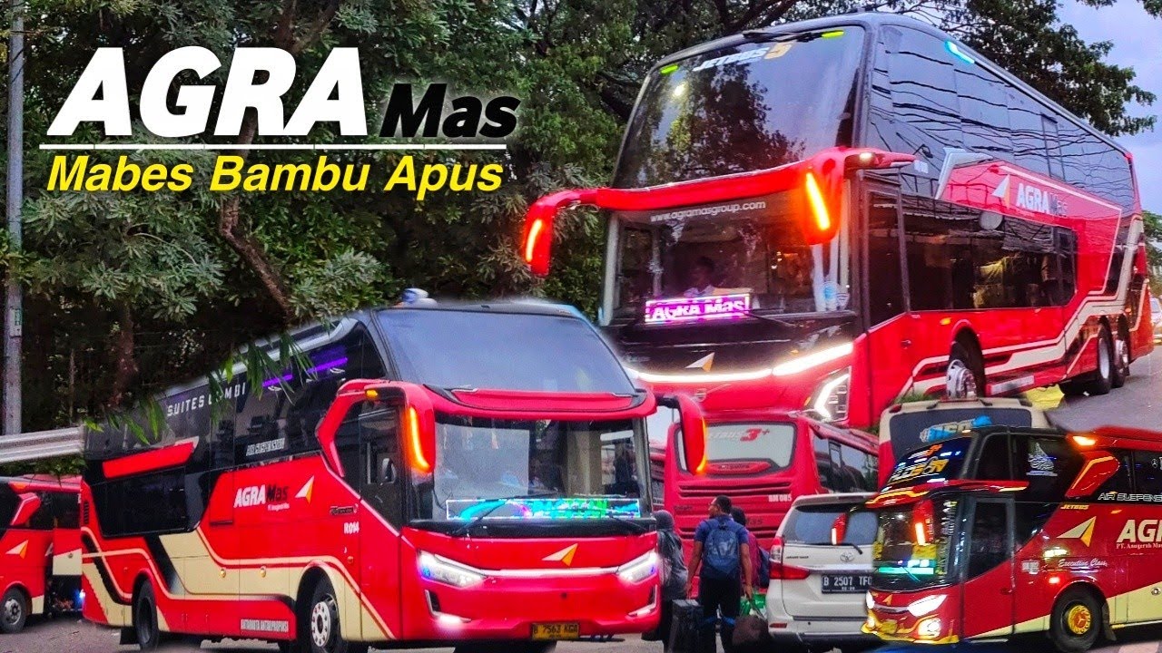 MARKAS BESAR 🛑 POL BUS AGRAMAS BAMBU APUS JAKARTA TIMUR #agramas #anakterminalvlog #bismania
