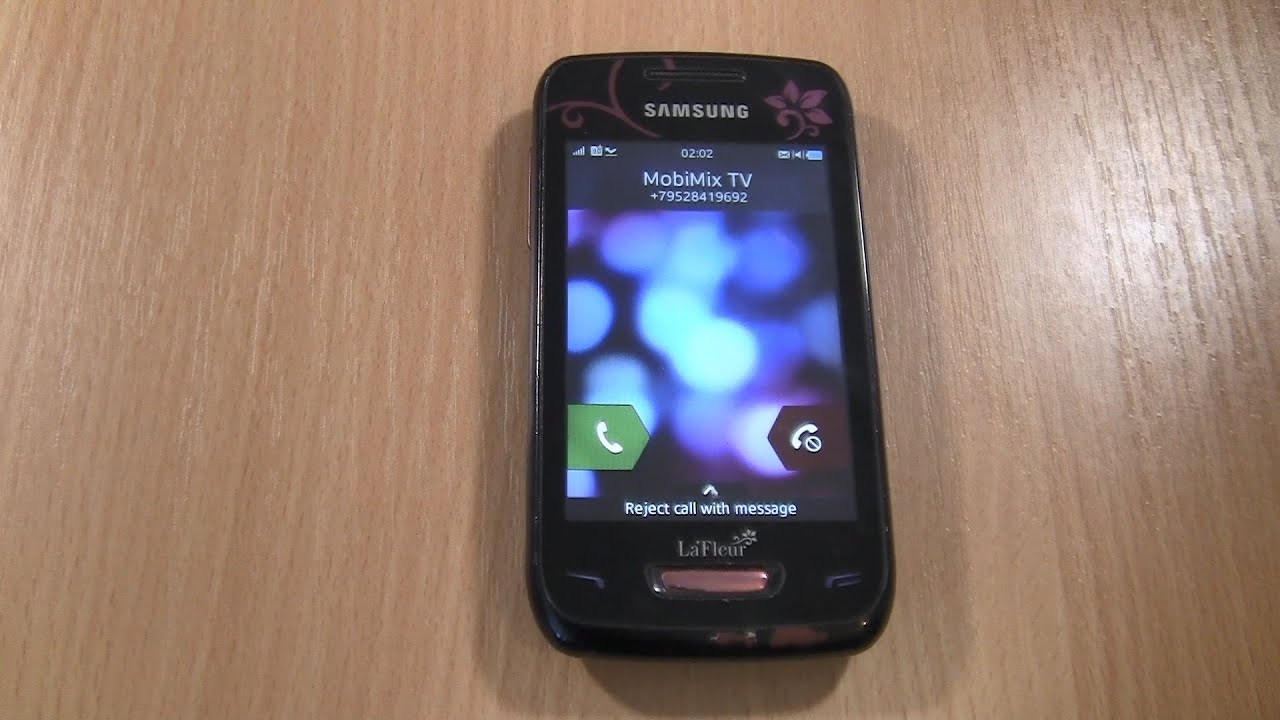 Samsung Wave Y La'Fleur Incoming call