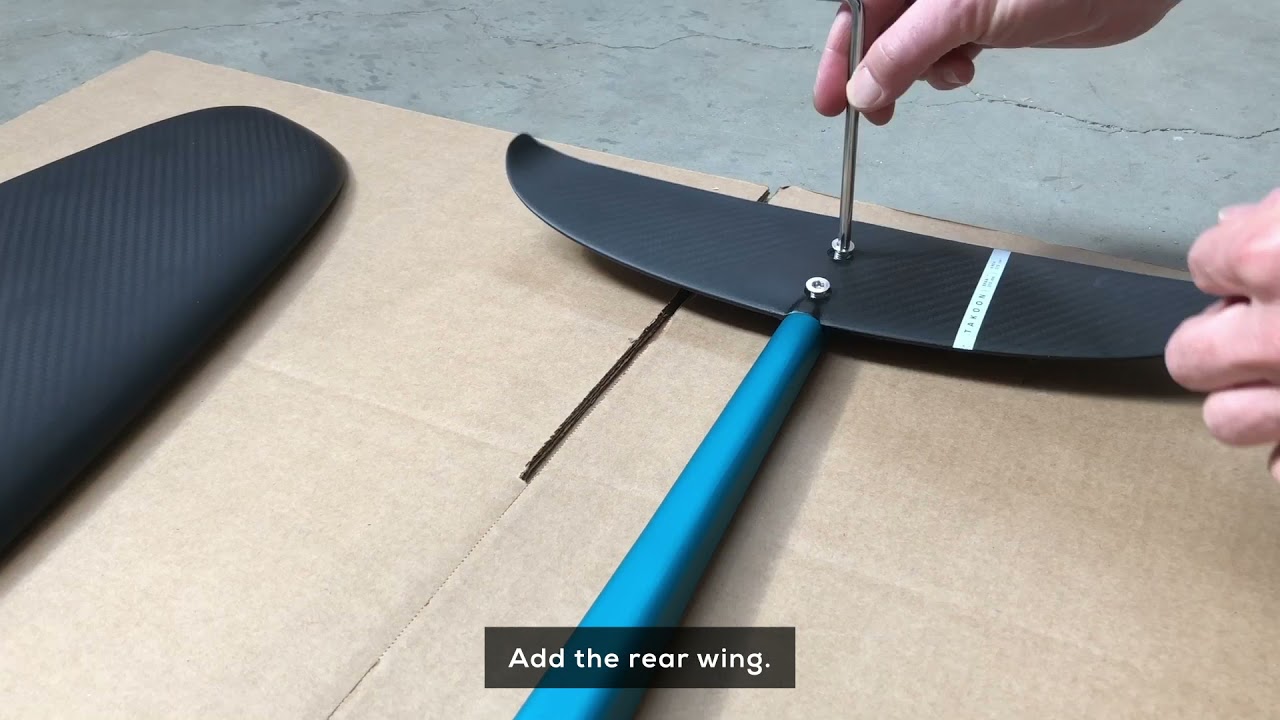 Takoon: Assembling of the X-Glide Foil
