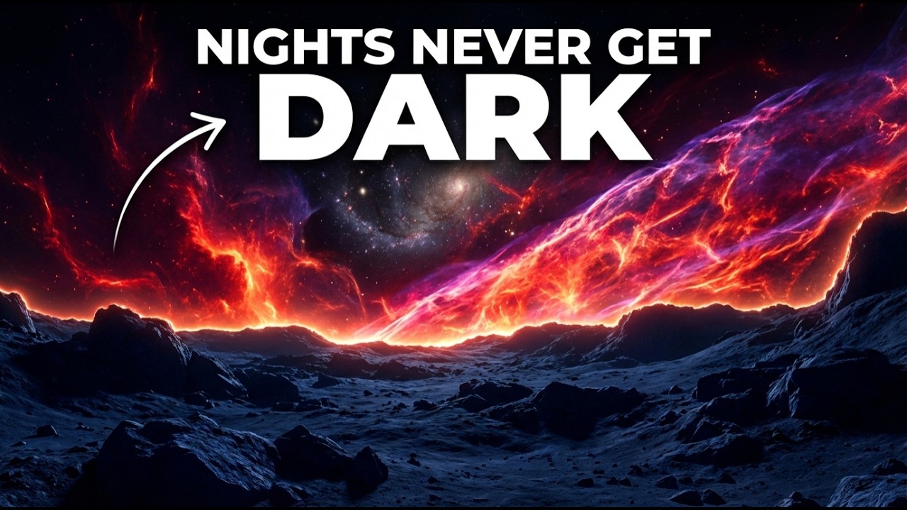 A Planet Where Nights Never Truly Get Dark