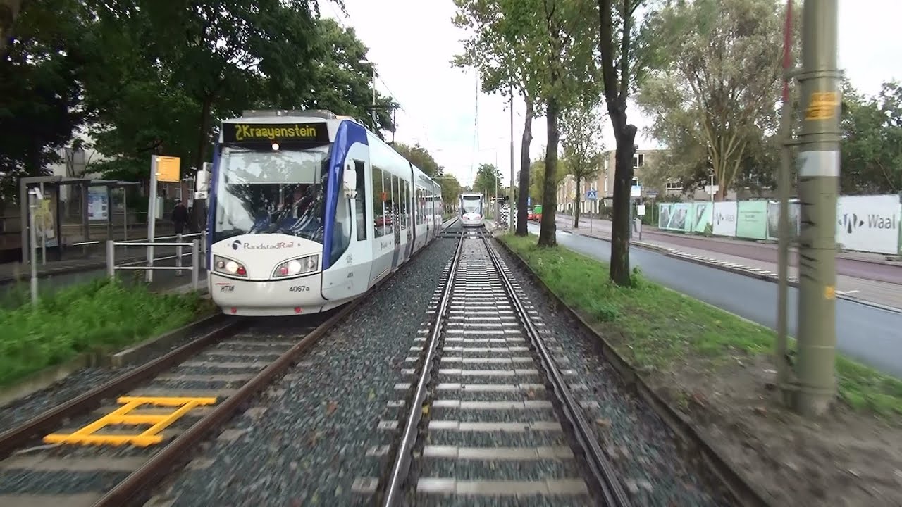 HTM MAT-rit 71 Remise Zichtenburg / De Werf - Remise Lijsterbes via tramlijn 2 | GTL8 3016