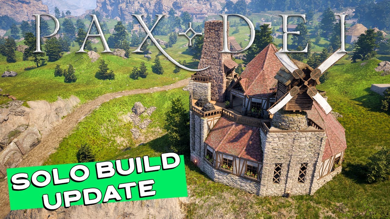 Pax Dei - Rebuilding My Single Plot Build To Make More Room, Build Clips Included