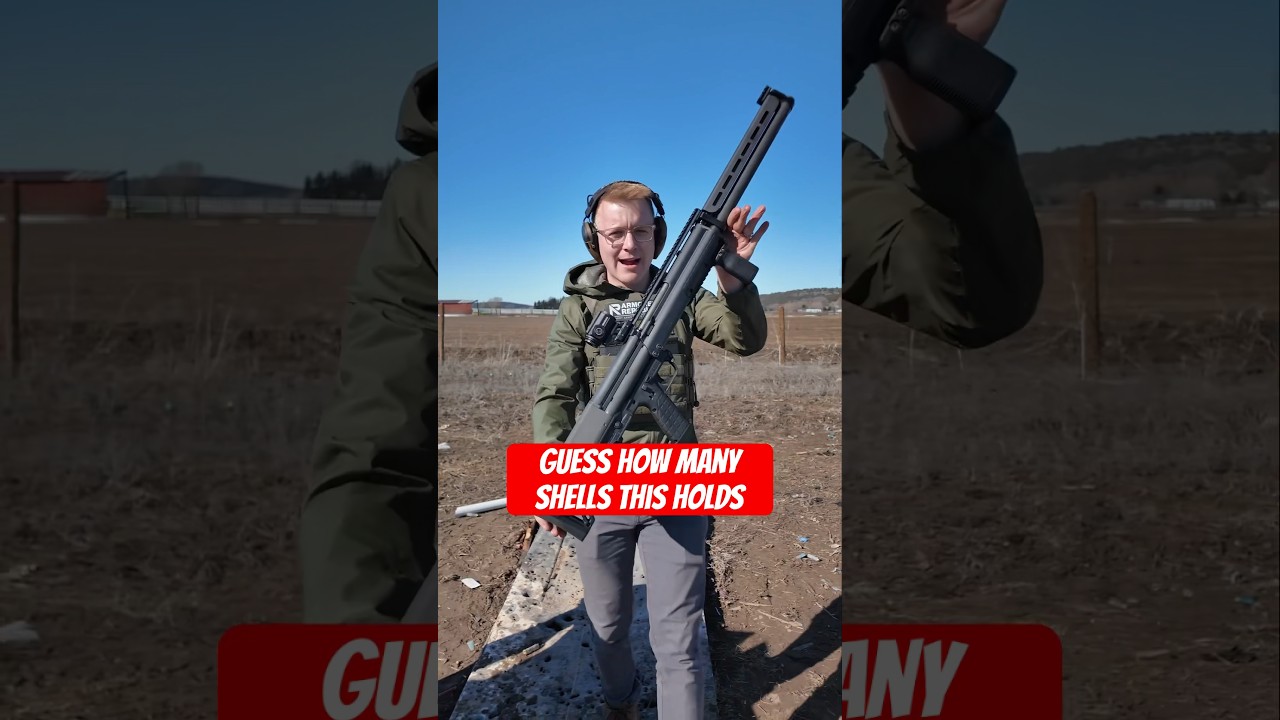 Guess How Many Shells THIS Can Hold (WAY more than you think)(Kel-Tec KSG) #civtac #shotgun #gun