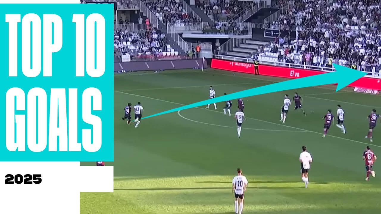 &iexcl;LOS MEJORES 10 GOLES de LALIGA HYPERMOTION en 2025! ⚽💥