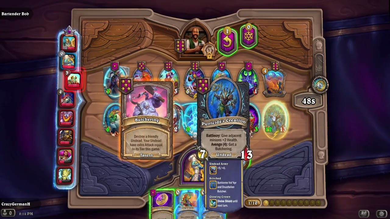 Hearthstone Battlegrounds Android Gameplay #274 - FREE Undead Every Turn with This Strategy!
