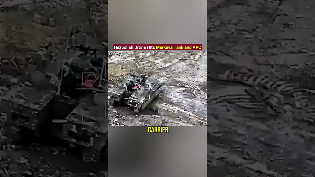 Беспилотник FPV &laquo;Хезболлы&raquo; поразил танк &laquo;Меркава&raquo; и бронетранспортер &laquo;Намер&raquo;!