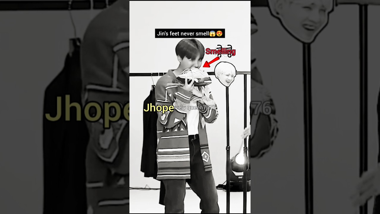 Rm caught Jhope's lie that Jin's feet smelled😱😅 #bts #jhope #jin @LOVELYQUEEN7676