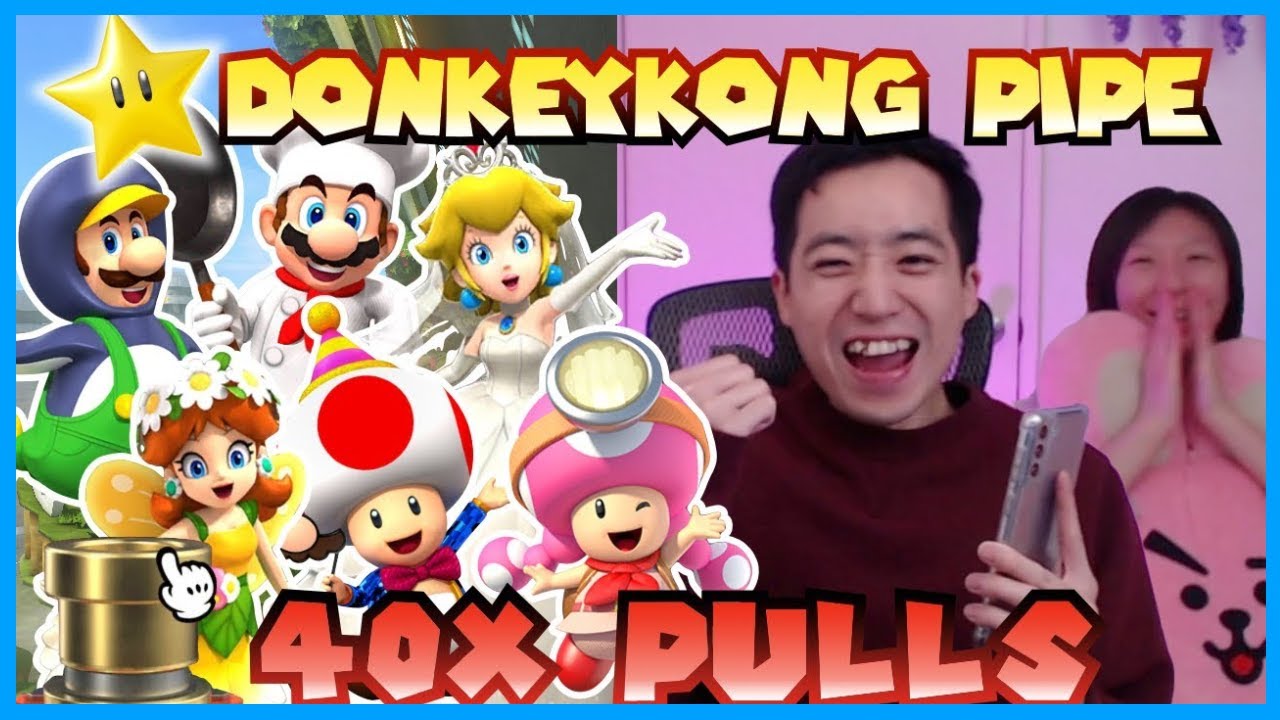 Most Insane 40X High-End Pipe Pull in Mario Kart Tour! - Donkey Kong Pipe