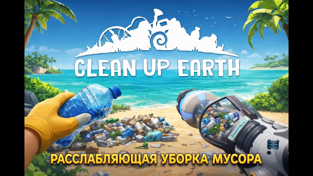 Clean Up Earth — Расслабляющая уборка мусора | Тихое прохождение