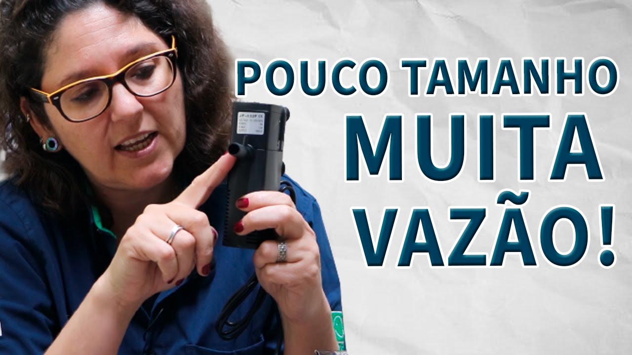 FILTRAGEM PARA AQUÁRIOS PEQUENOS.