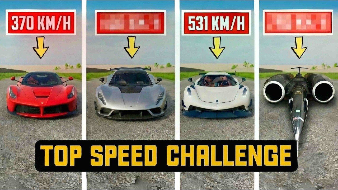 Which Supercar Has More Top Speed? | BEAMNGDRIVE