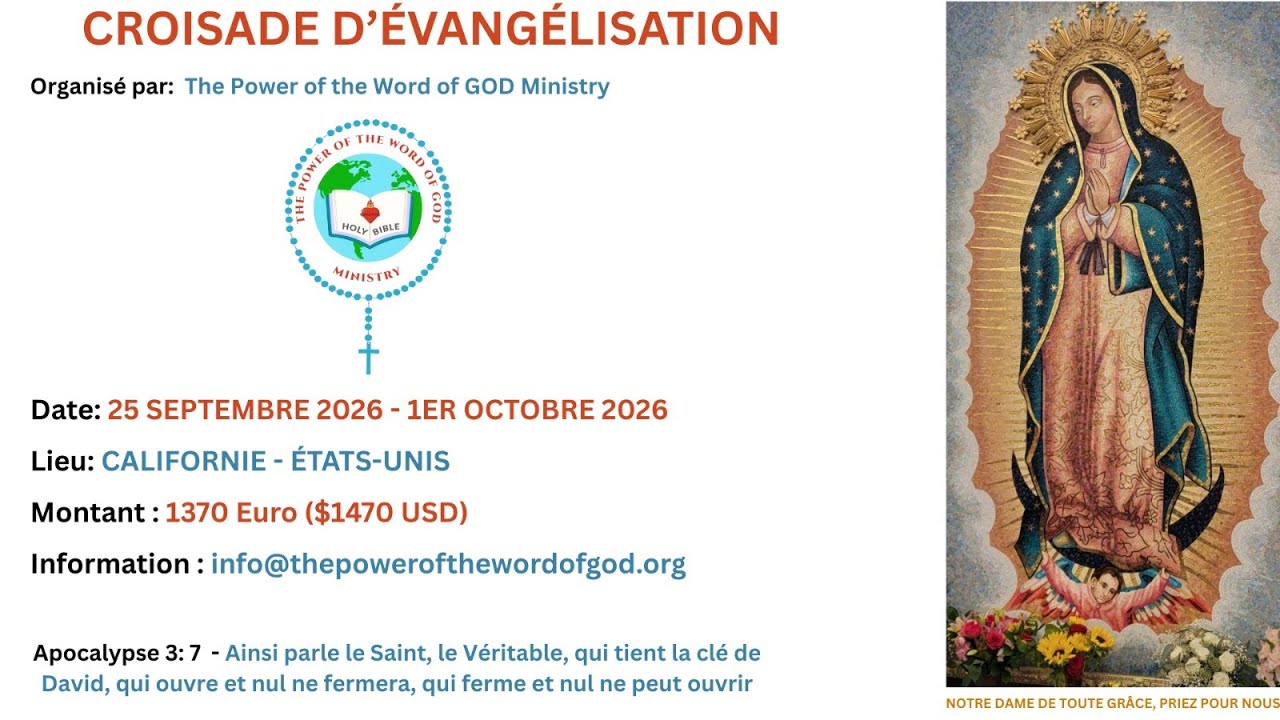 JÉSUS t'invite en Californie.