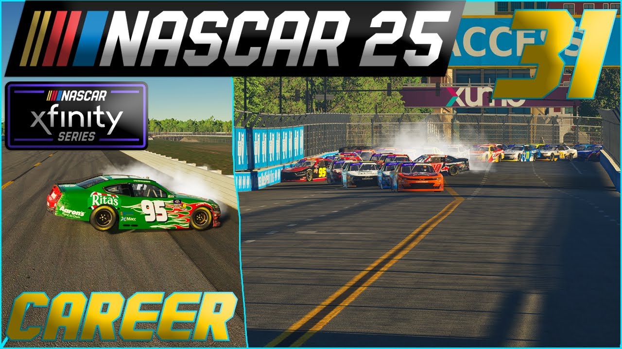 ШОКИРУЮЩИЙ МОМЕНТ В ЧИКАГО! ПОТЕРЯ УДАРА НА ПОСЛЕДНЕМ КРУГЕ В ПОКОНО! - NASCAR '25 Режим карьеры,...