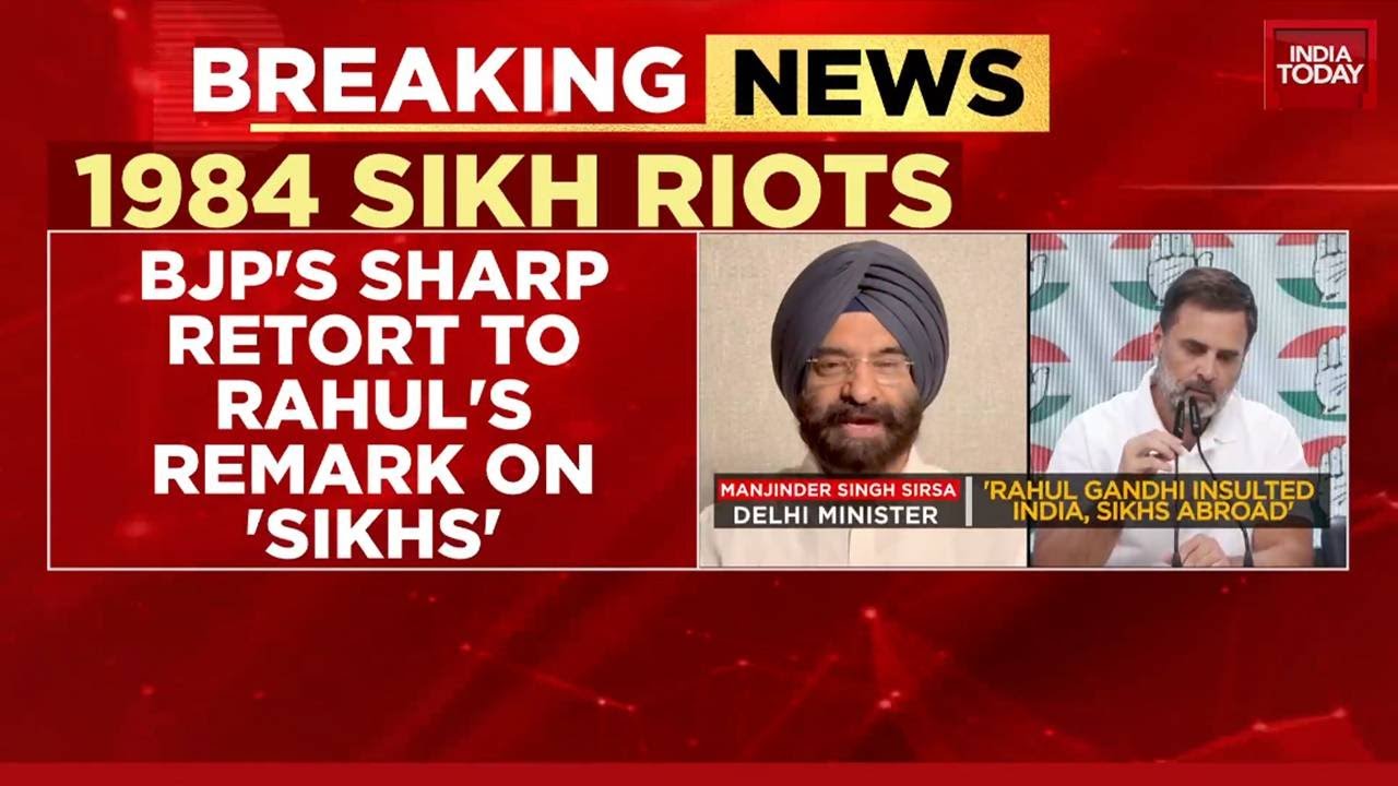 1984 Sikh Riots: BJP Labels Rahul Gandhi 'Anti-Sikh' Over Controversial Remarks | India Today