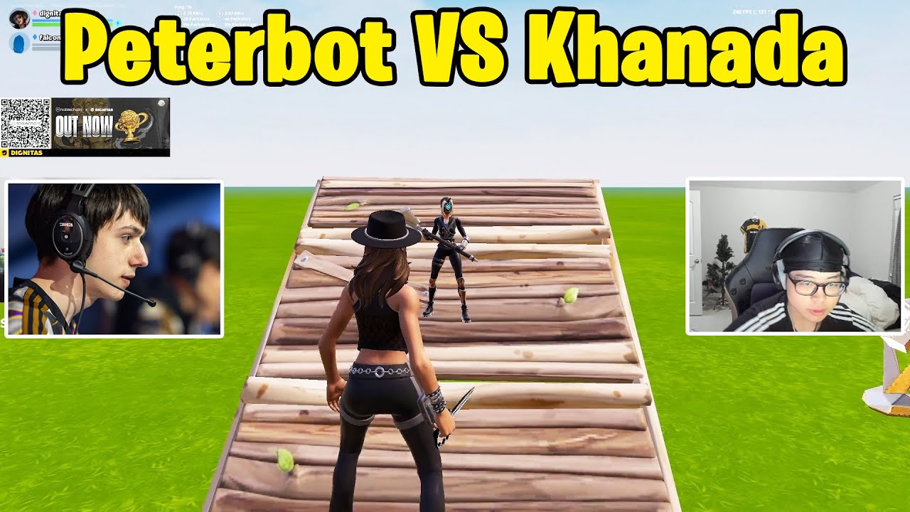 Peterbot VS Khanada 1v1 Buildfights